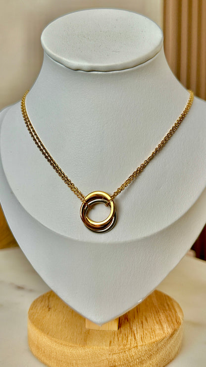 Three tones necklace