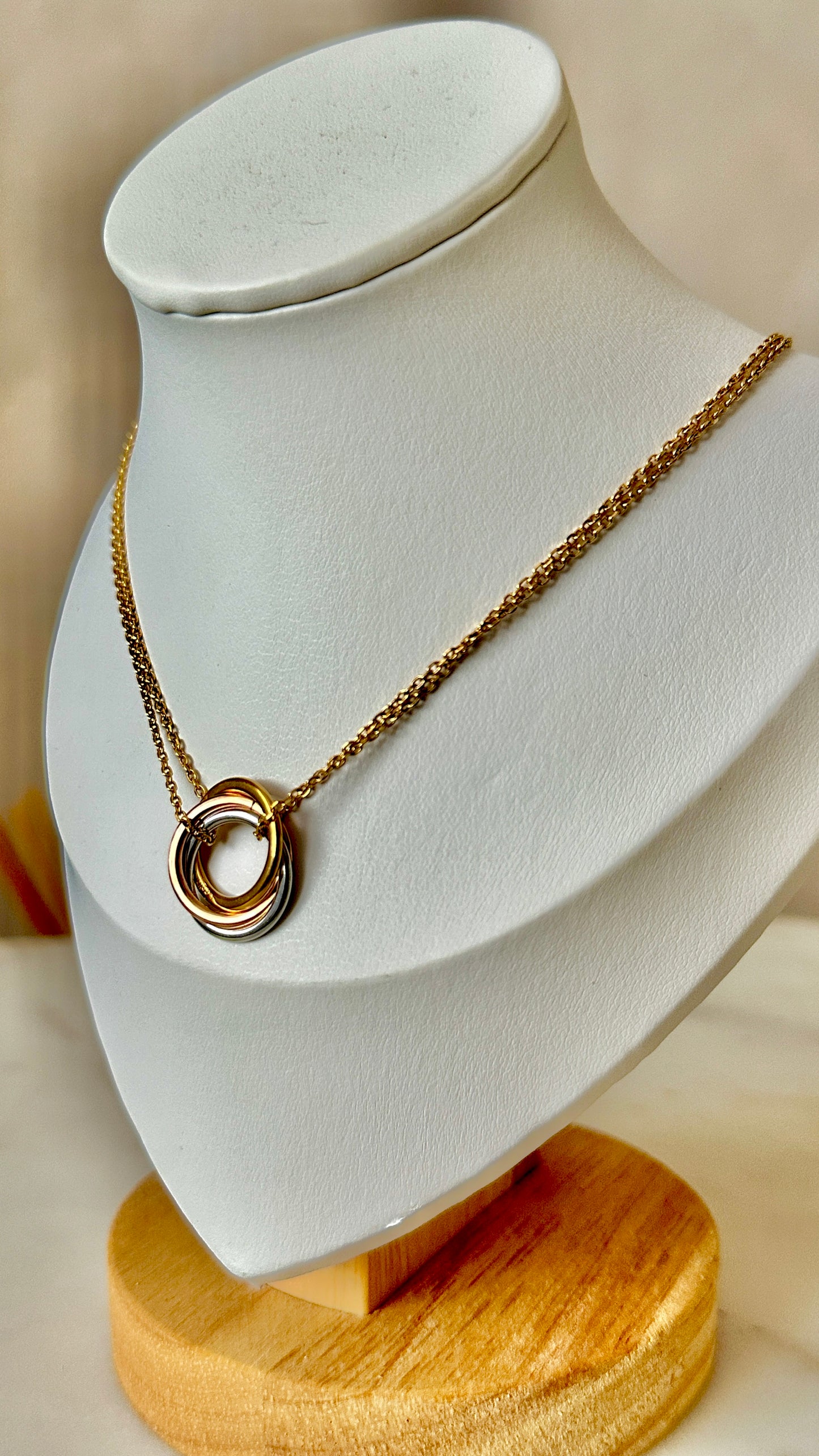 Three tones necklace