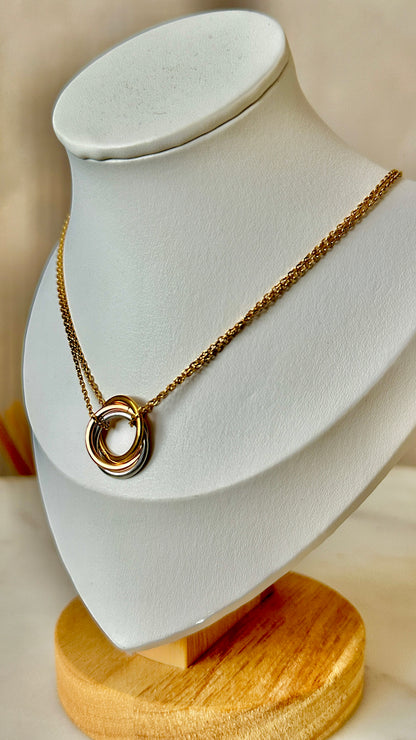 Three tones necklace