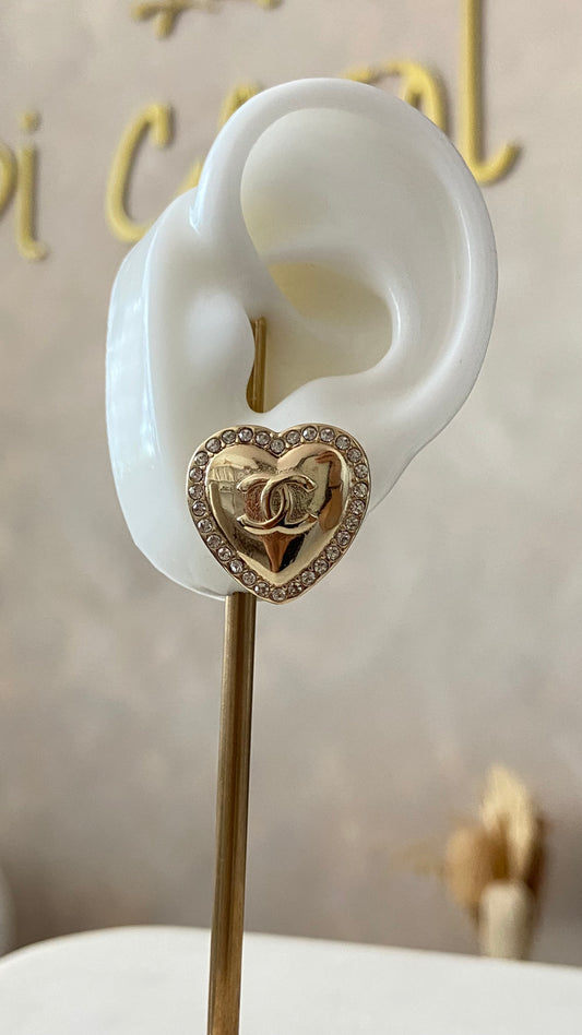 Gold earrings