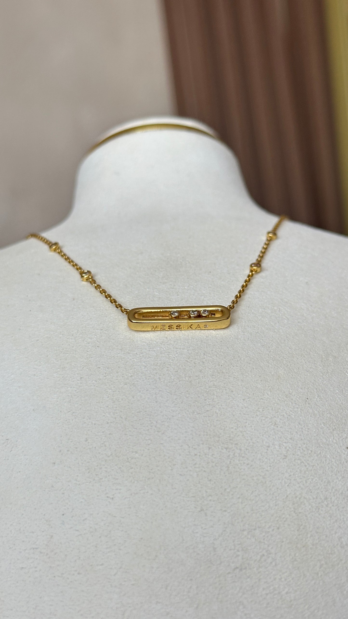 3 Crystal Necklace