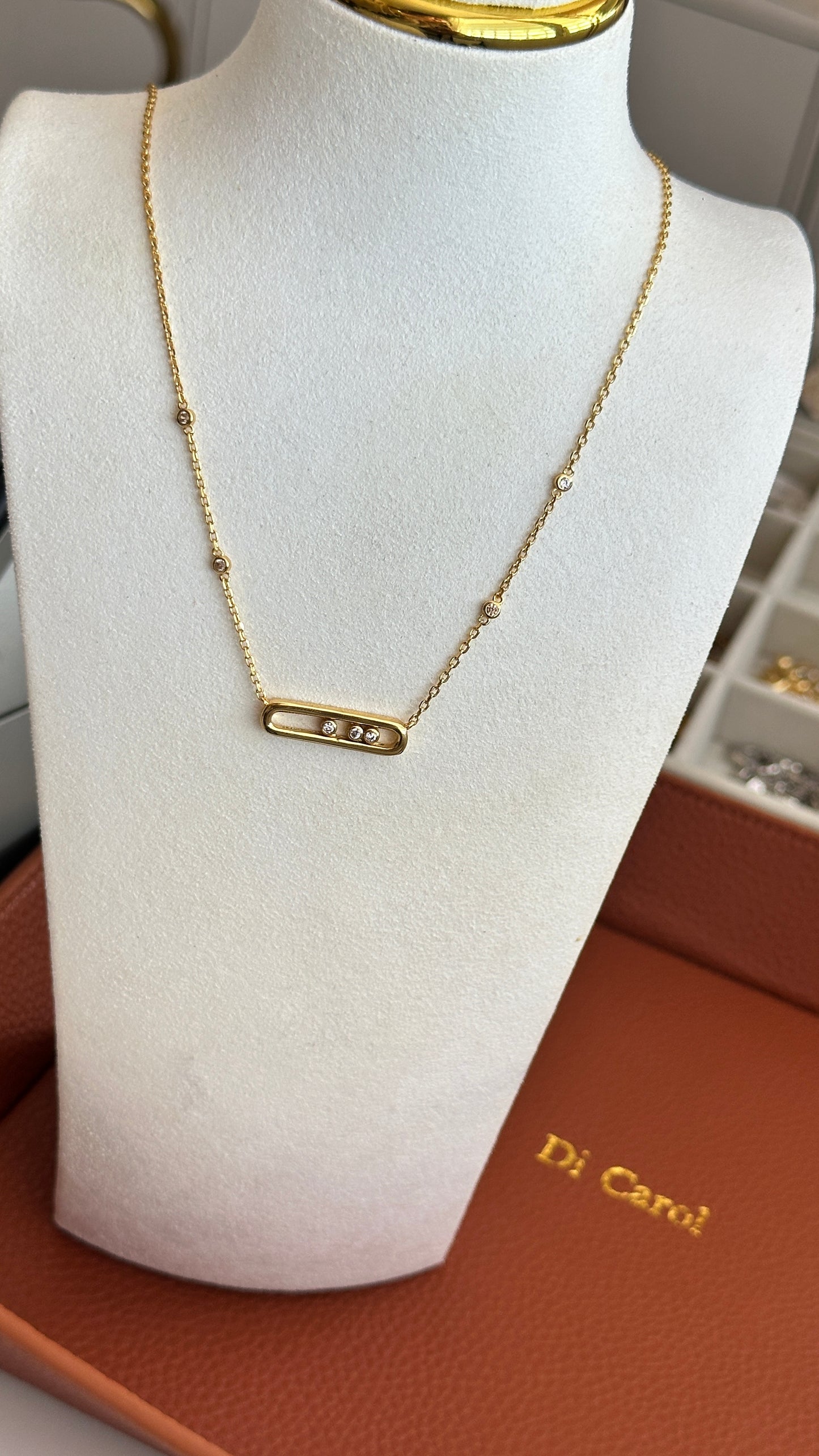 3 Crystal Necklace
