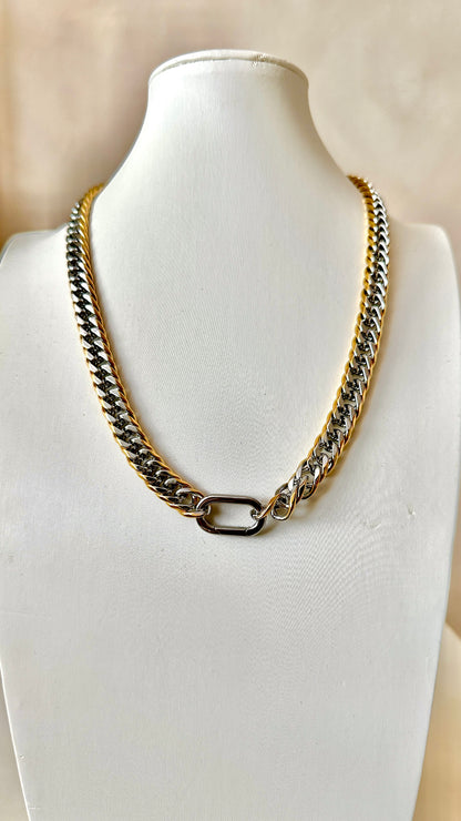Big two tones necklace