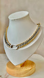 Big two tones necklace