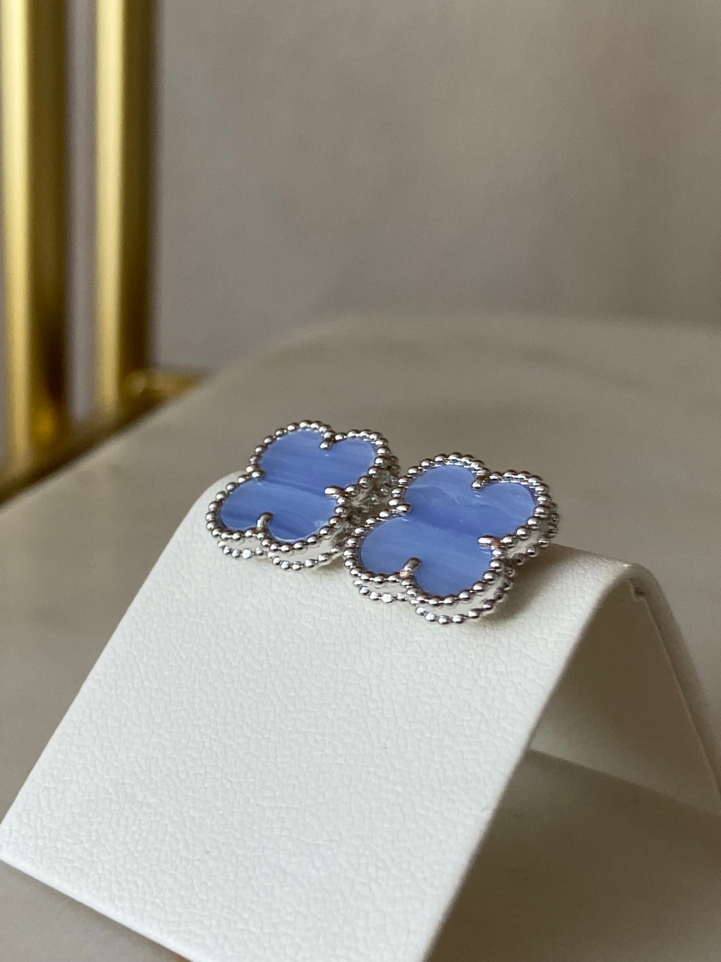 Blue earrings