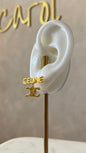 Gold earrings