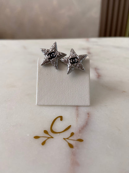 Silver earrings