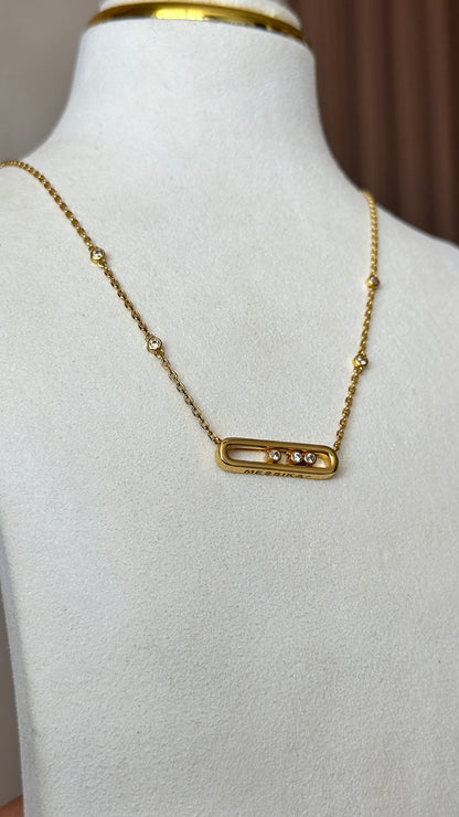 3 Crystal Necklace