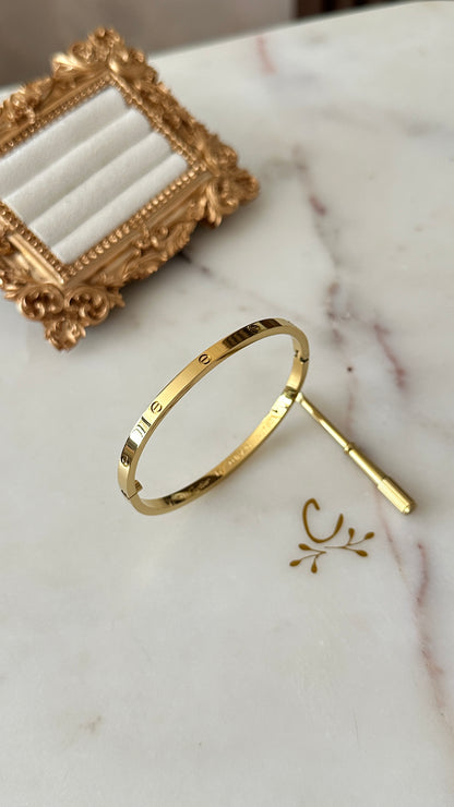 Gold Slim Bracelet