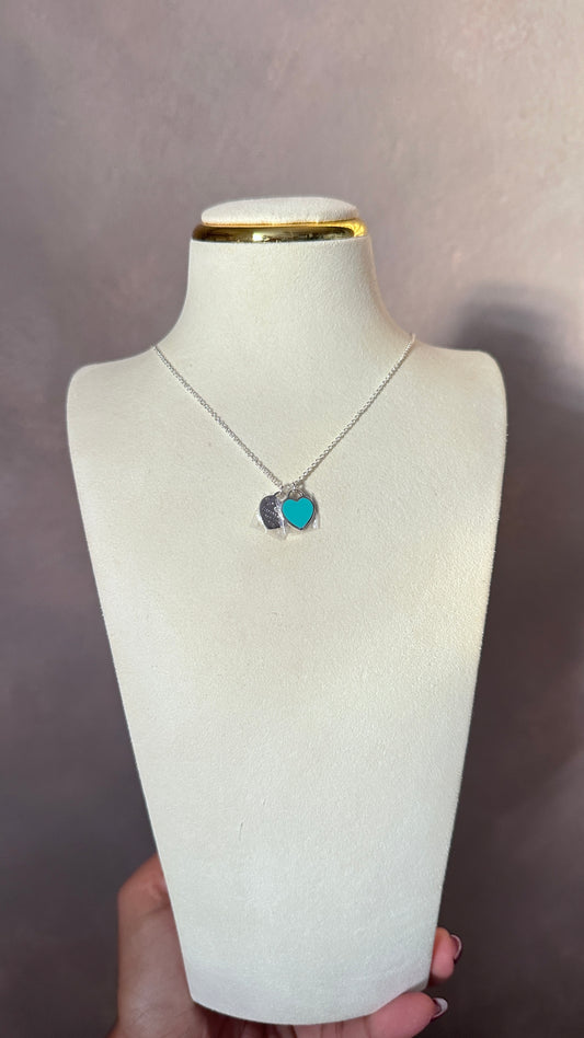 Turquoise Silver Heart