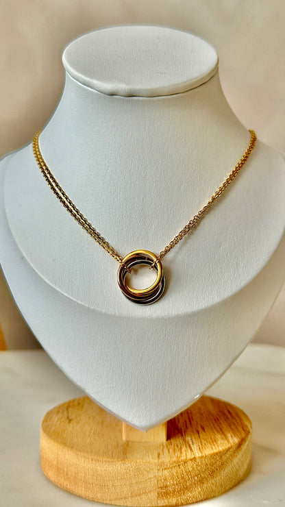 Three tones necklace