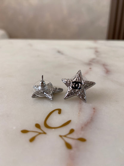 Silver earrings