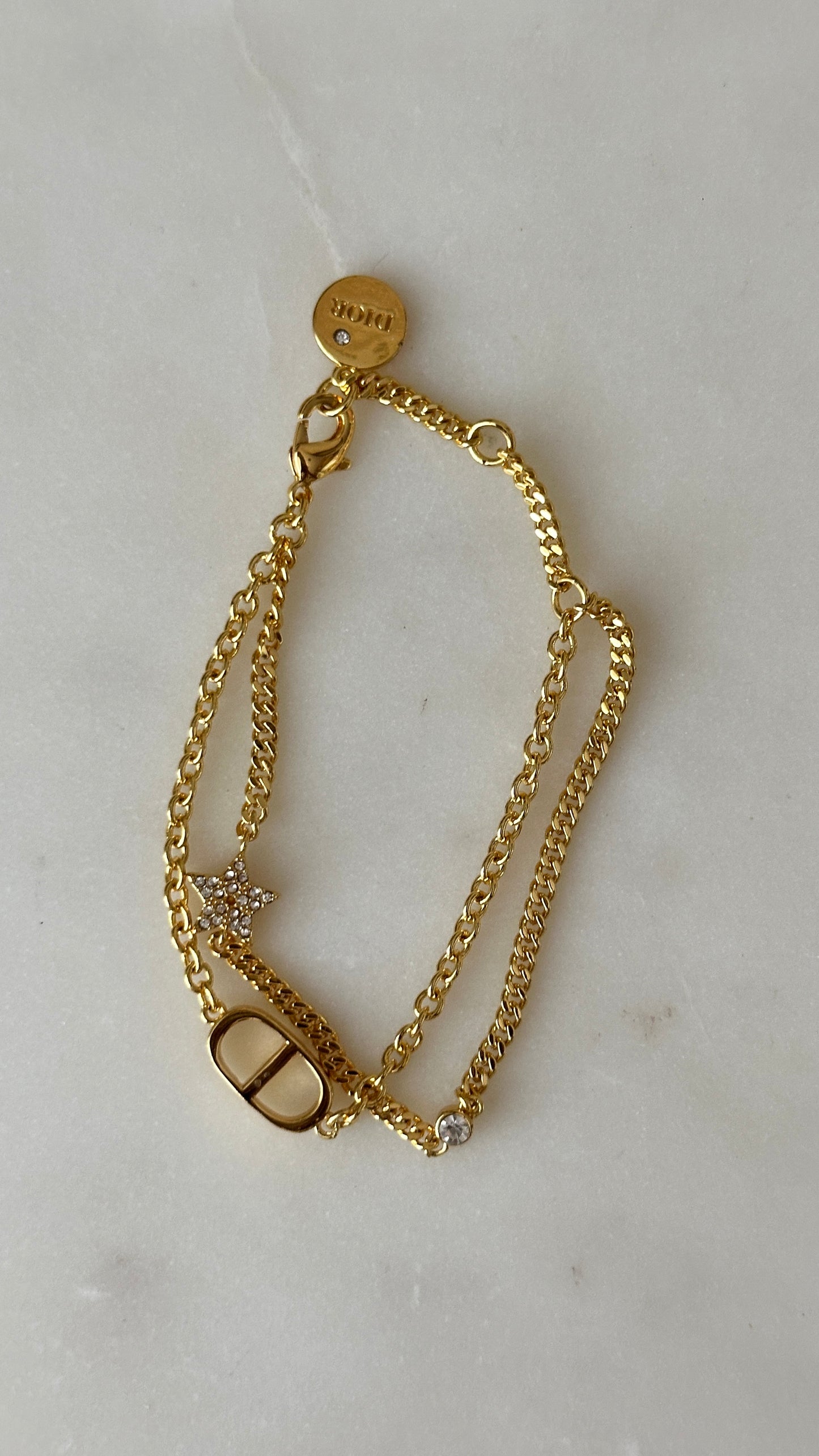Doble bracelet with star