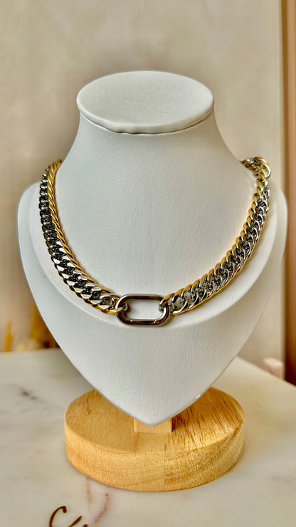 Big two tones necklace