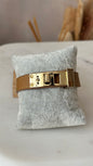 Brown thin leather bracelet