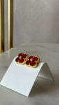 Red earrings