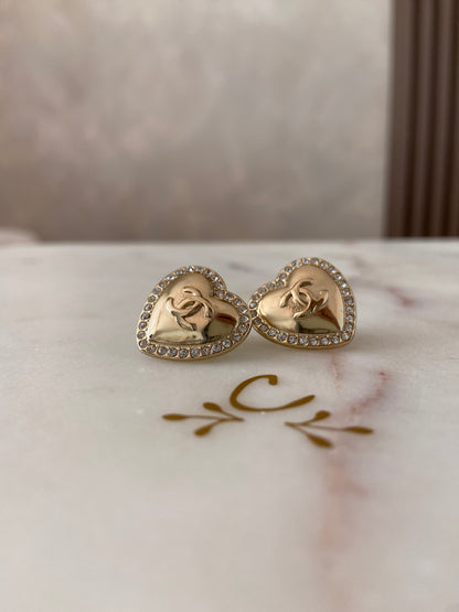 Gold earrings