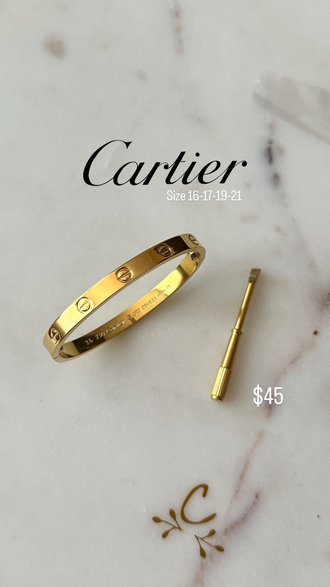 Gold Love Bracelet