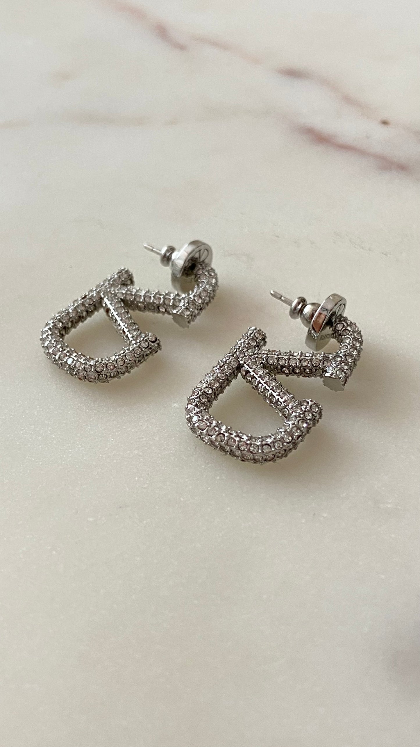 Silver earrings