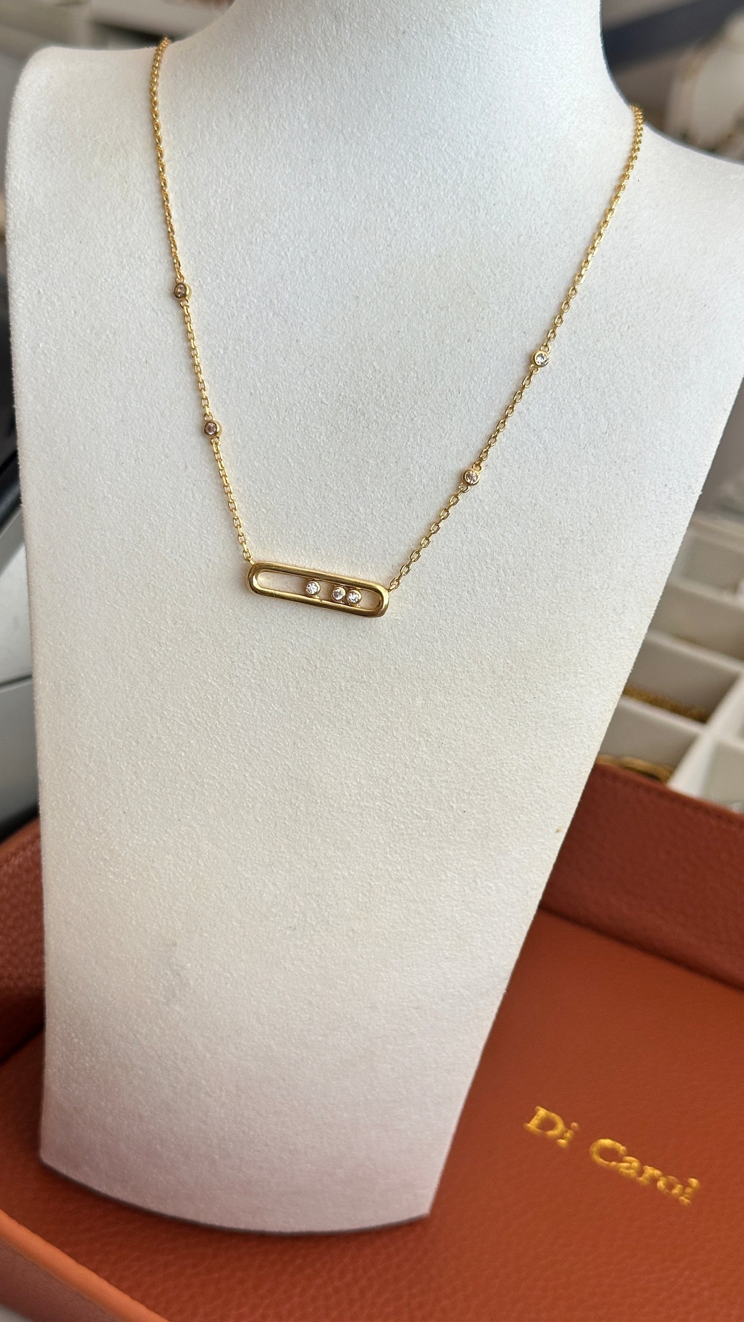 3 Crystal Necklace