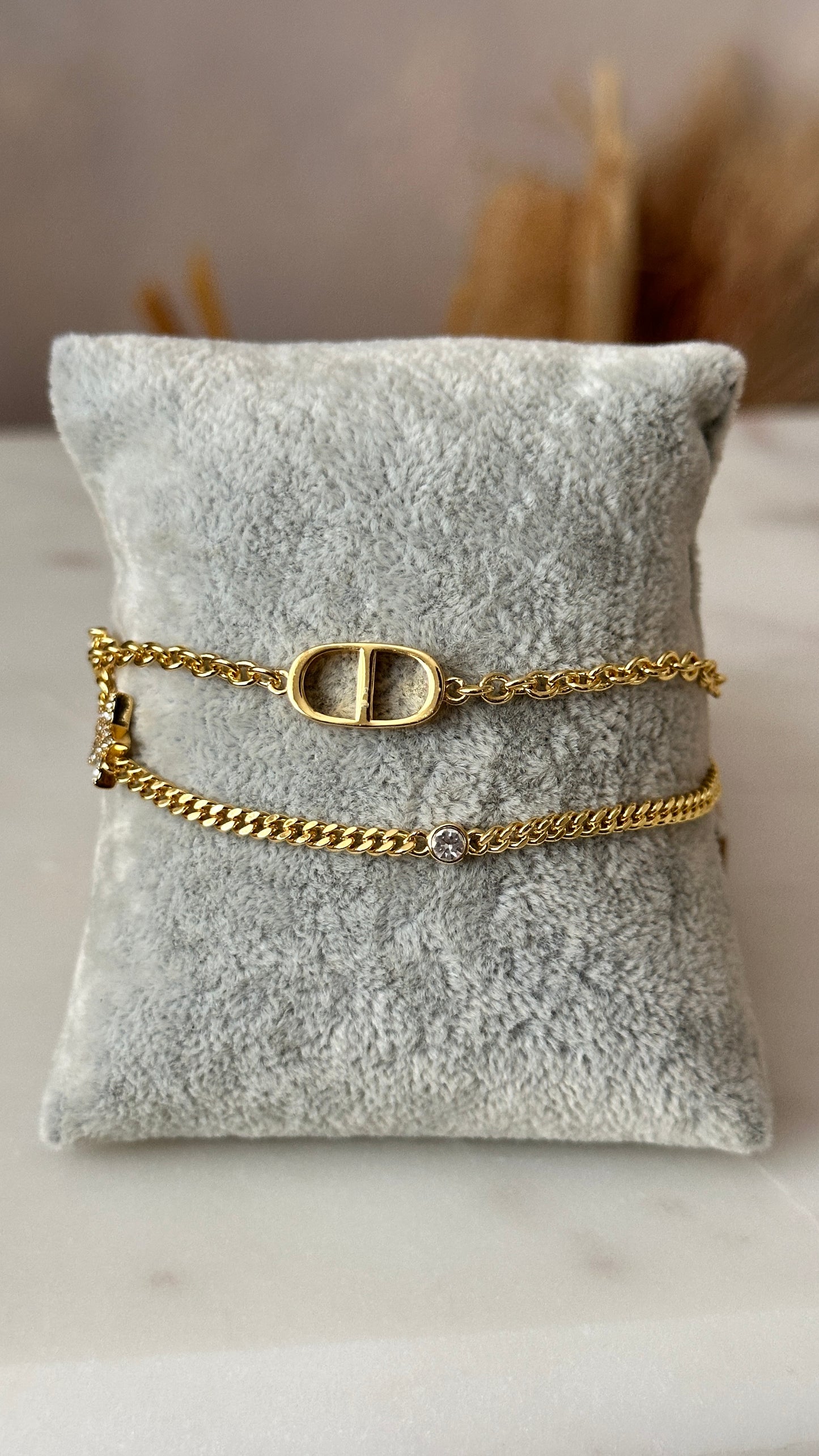 Doble bracelet with star