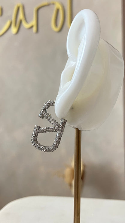 Silver earrings