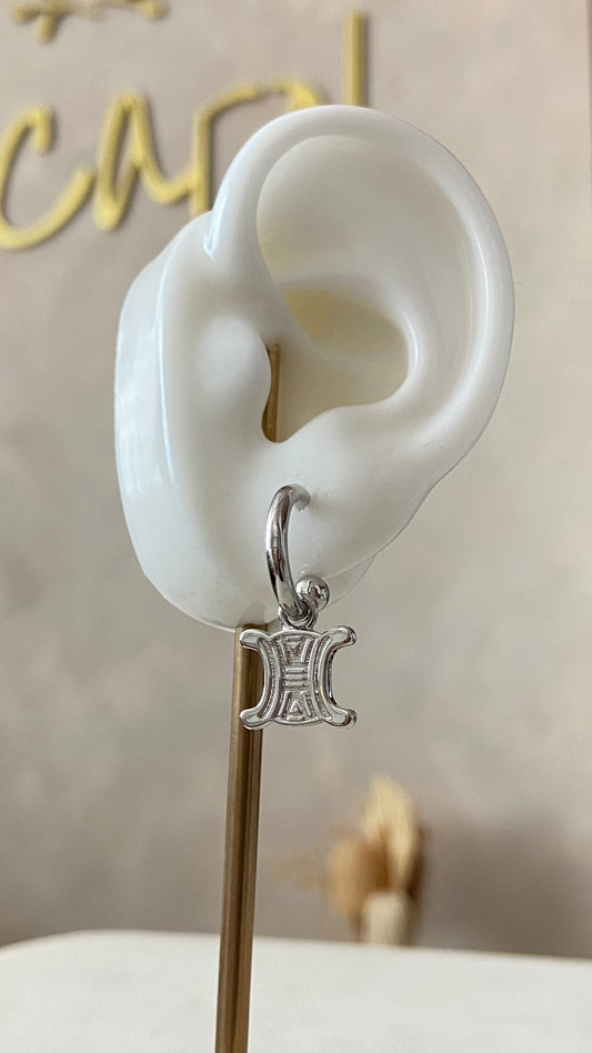 Silver earrings
