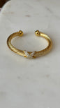 Big Gold Bracelet DY (17cm)