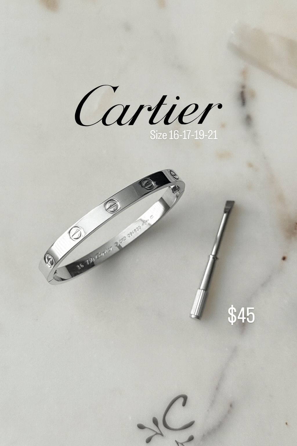 Silver Love Bracelet